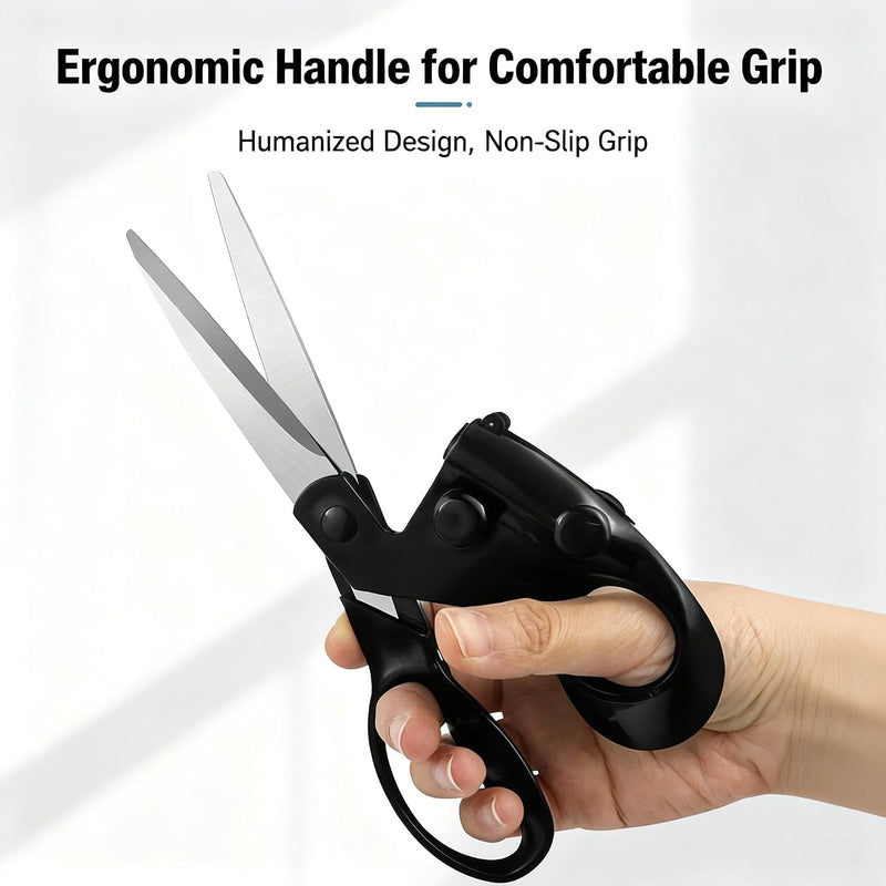 Laser‑Guided Sewing Scissors, Sharp Stainless‑Steel Blades