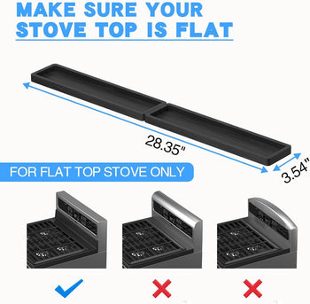 30" Magnetic Stove Top Shelf Organizer