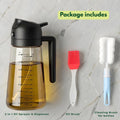 2-in-1 Glass Oil Sprayer & Dispenser