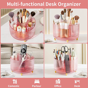 360° Rotating Makeup Organizer