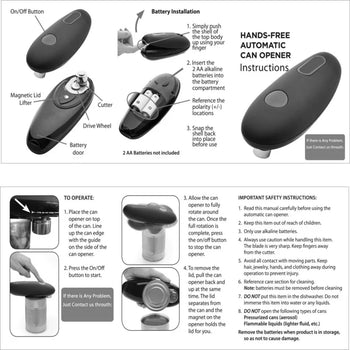 One-Touch Electric Can Opener