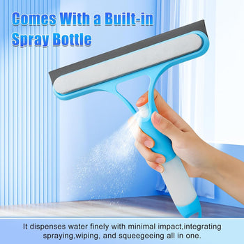 3-in-1 Spray Window Squeegee