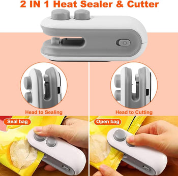 2-in-1 Mini Bag Sealer & Cutter