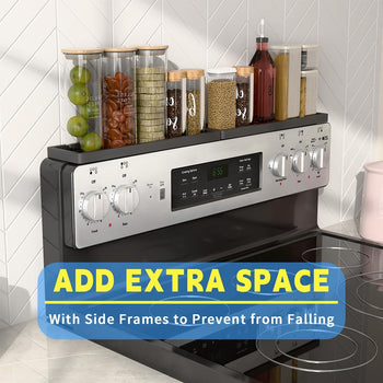 30" Magnetic Stove Top Shelf Organizer