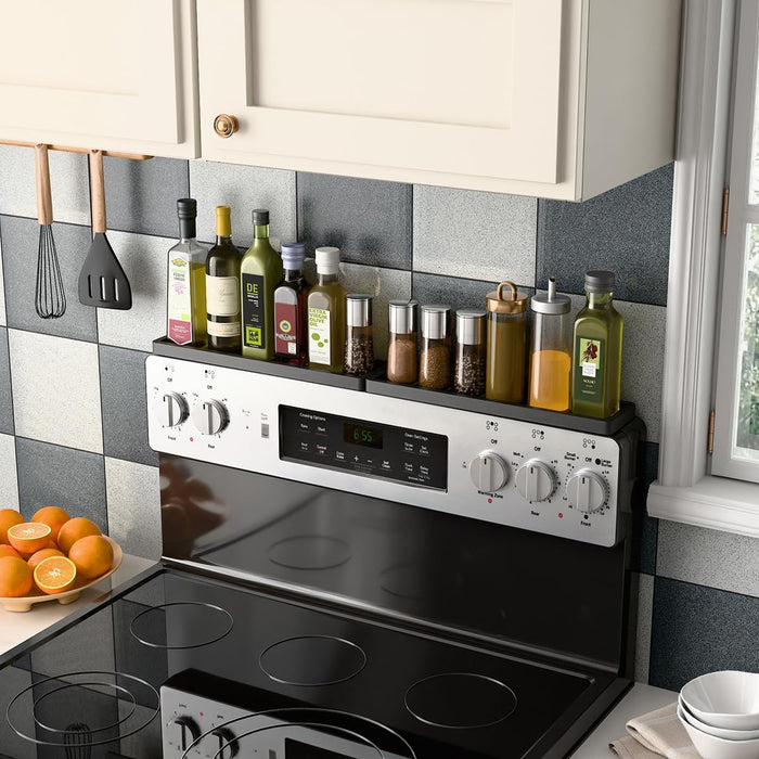 30" Magnetic Stove Top Shelf Organizer