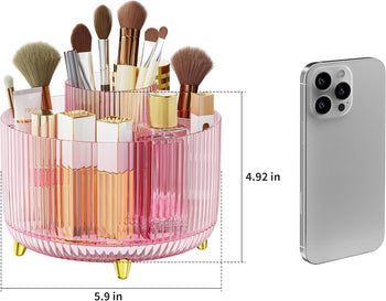 360° Rotating Makeup Organizer