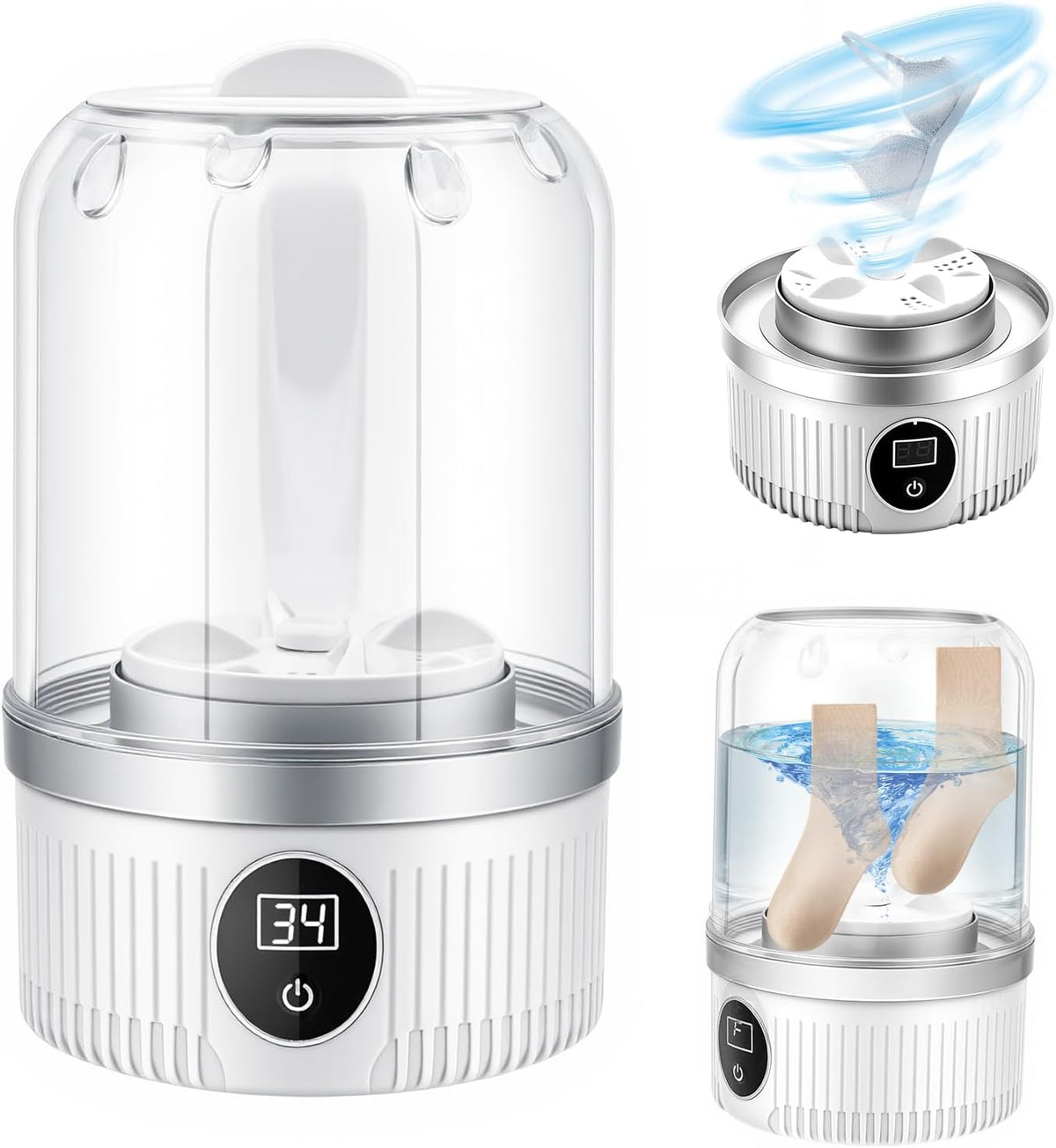 Portable Mini Washer for Underwear & Delicates