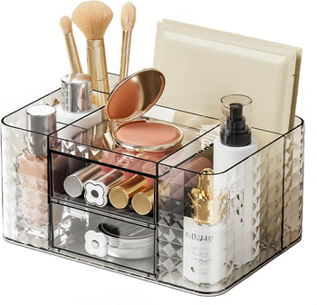 Clear Makeup & Skincare Organizer with Drawers