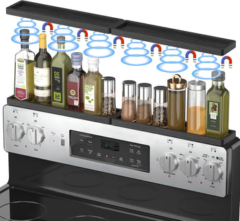 30" Magnetic Stove Top Shelf Organizer