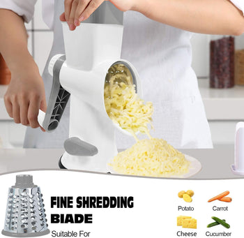 Rotary Cheese Grater & Vegetable Slicer