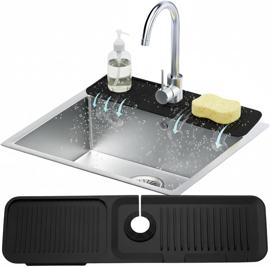 Silicone Faucet Splash Guard & Sink Mat