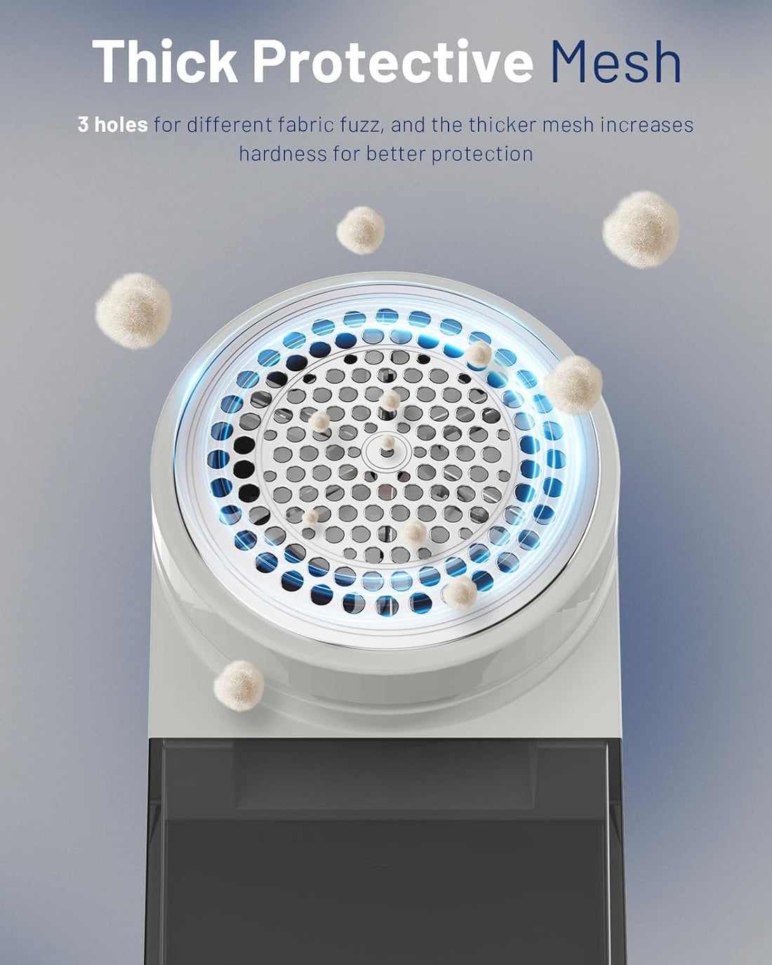 Fabric Shaver and Lint Remover, Rechargeable Sweater Defuzzer