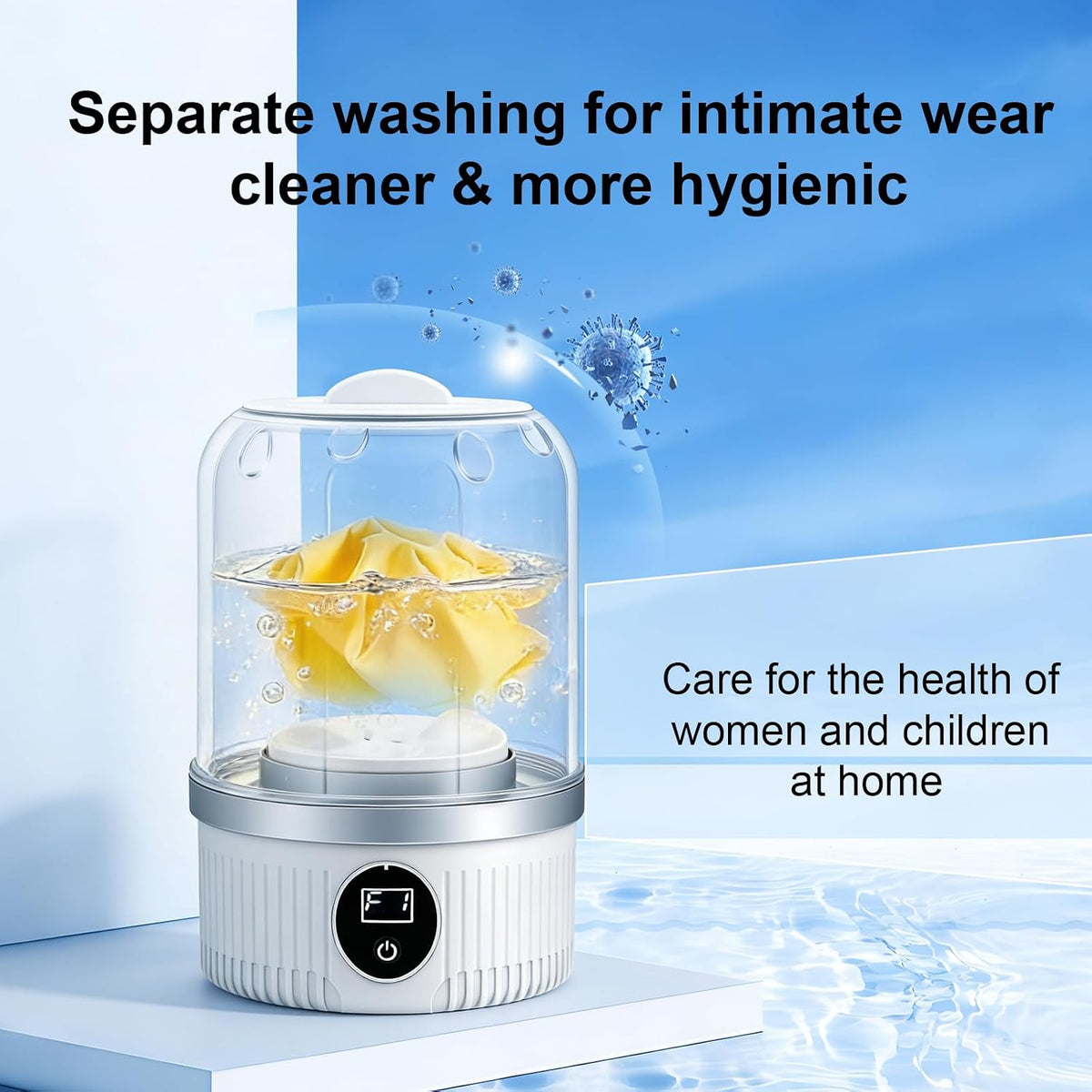 Portable Mini Washer for Underwear & Delicates