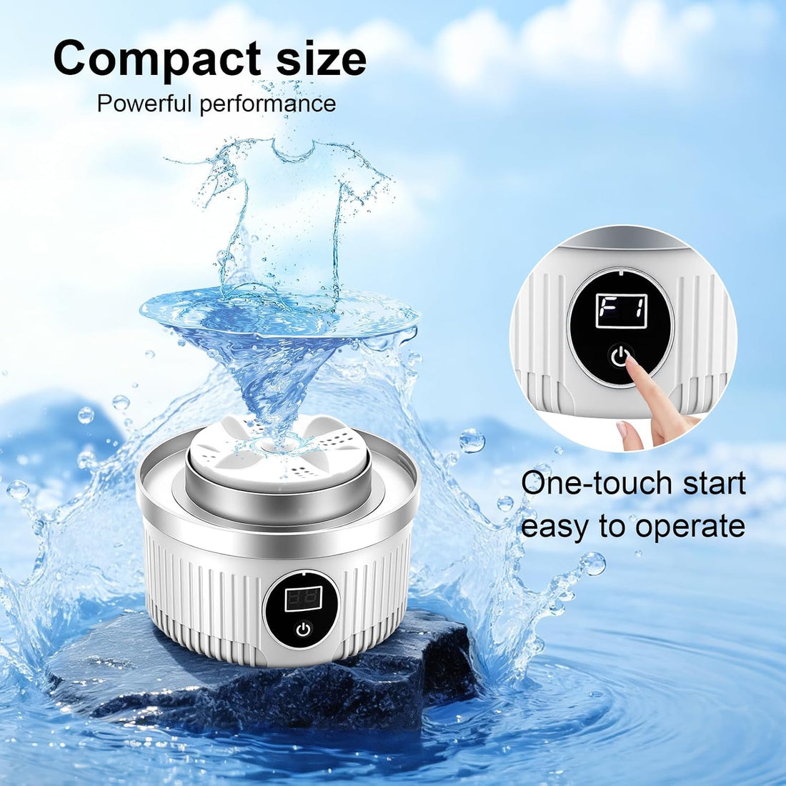 Portable Mini Washer for Underwear & Delicates