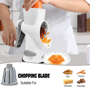 Rotary Cheese Grater & Vegetable Slicer