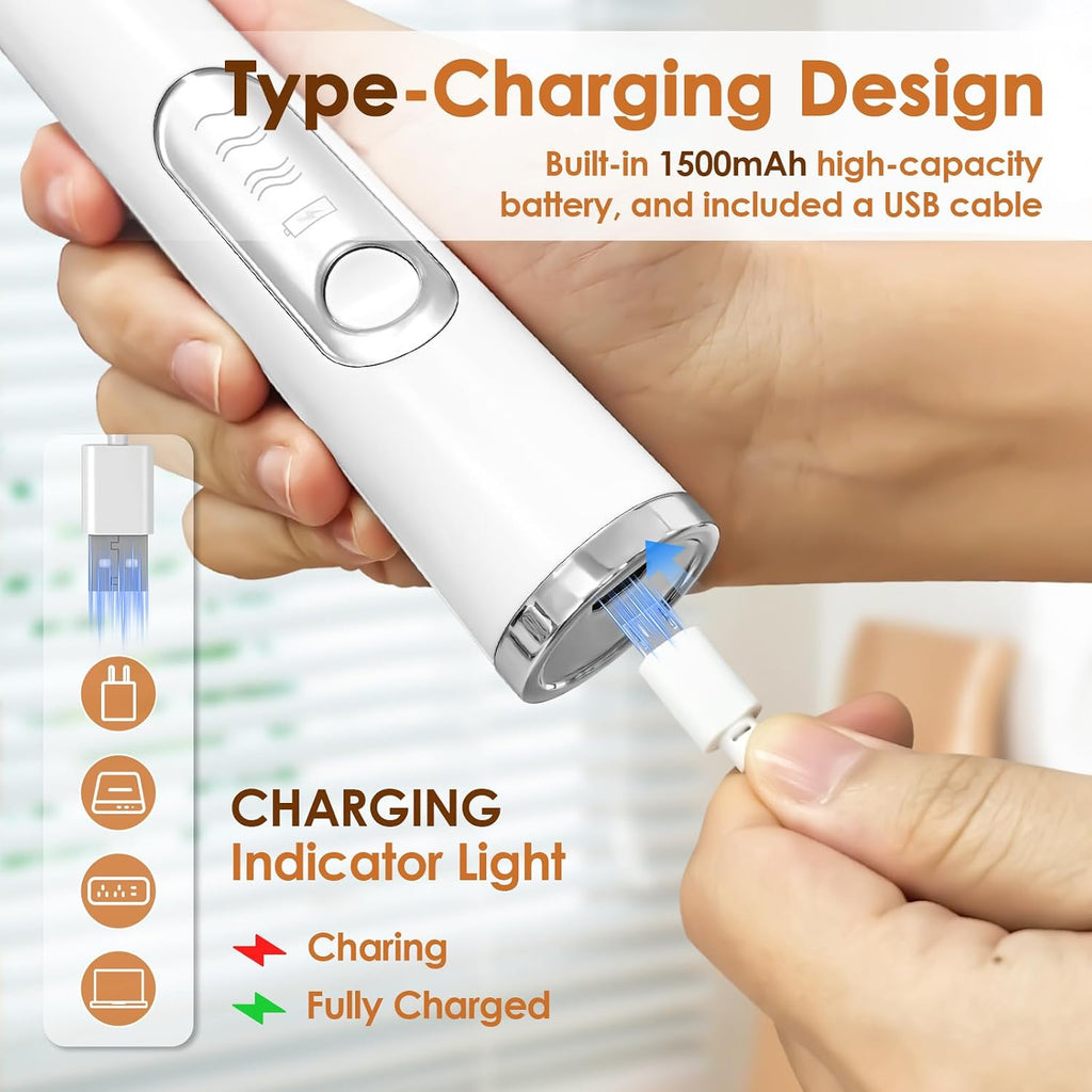 Rechargeable 3-Speed Milk Frother