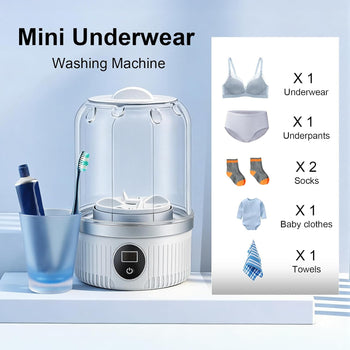 Portable Mini Washer for Underwear & Delicates