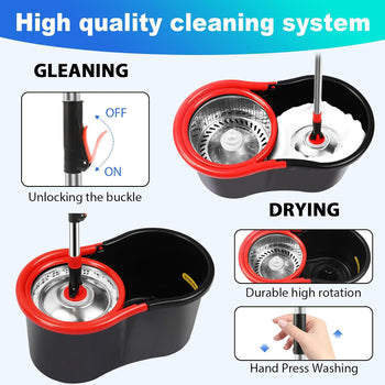 360° Spin Mop & Bucket Set