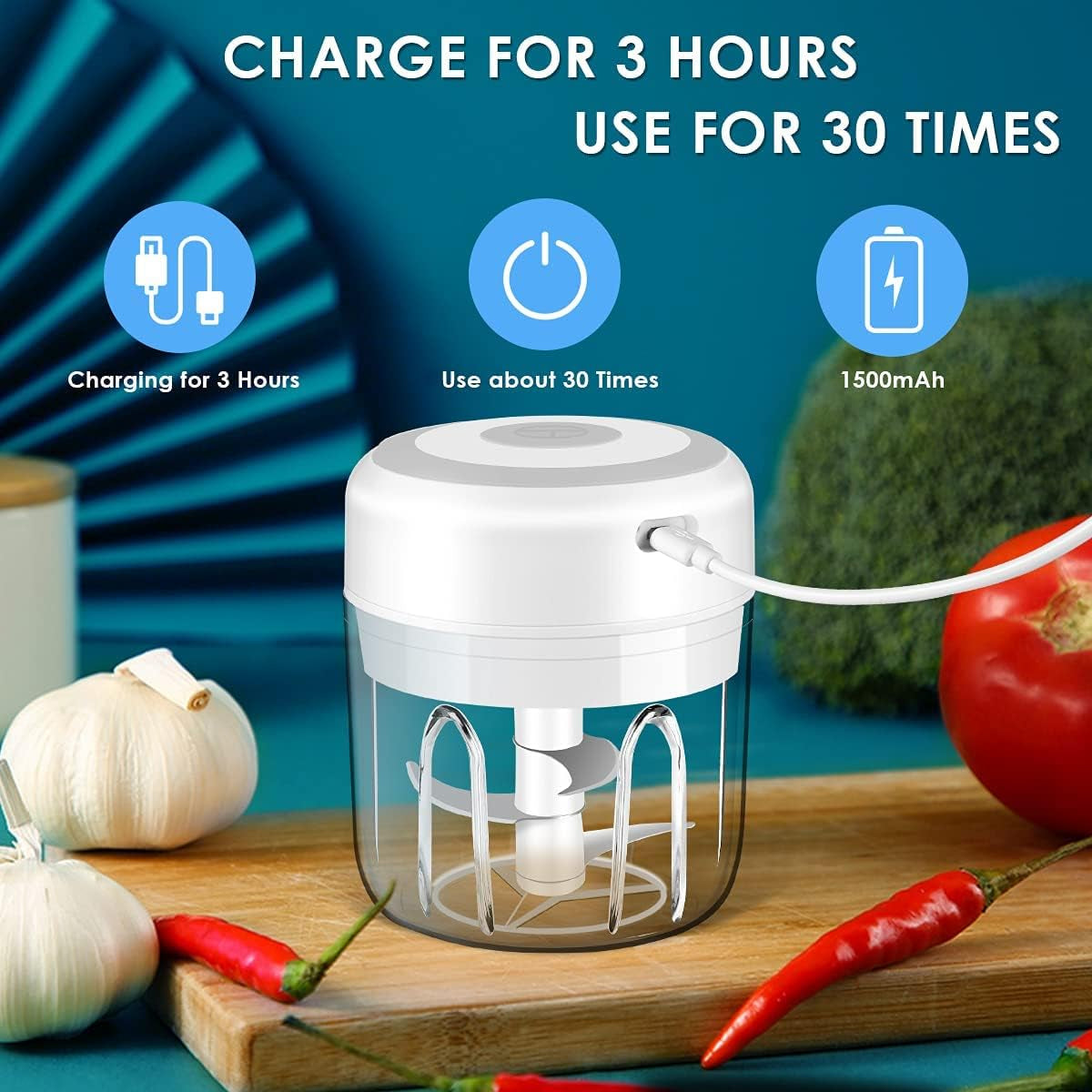 Electric Mini Food Chopper 300ML