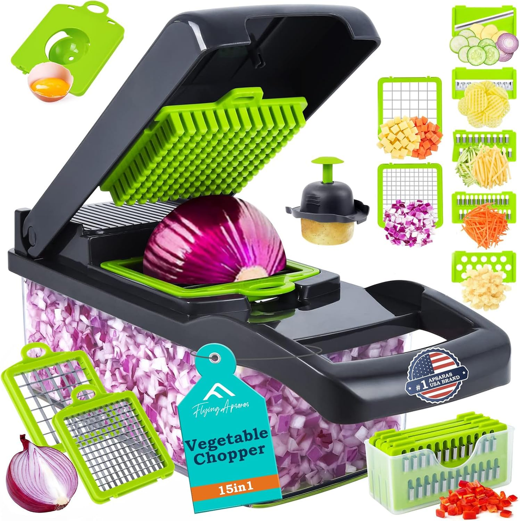 15-in-1 Multifunction Vegetable Chopper