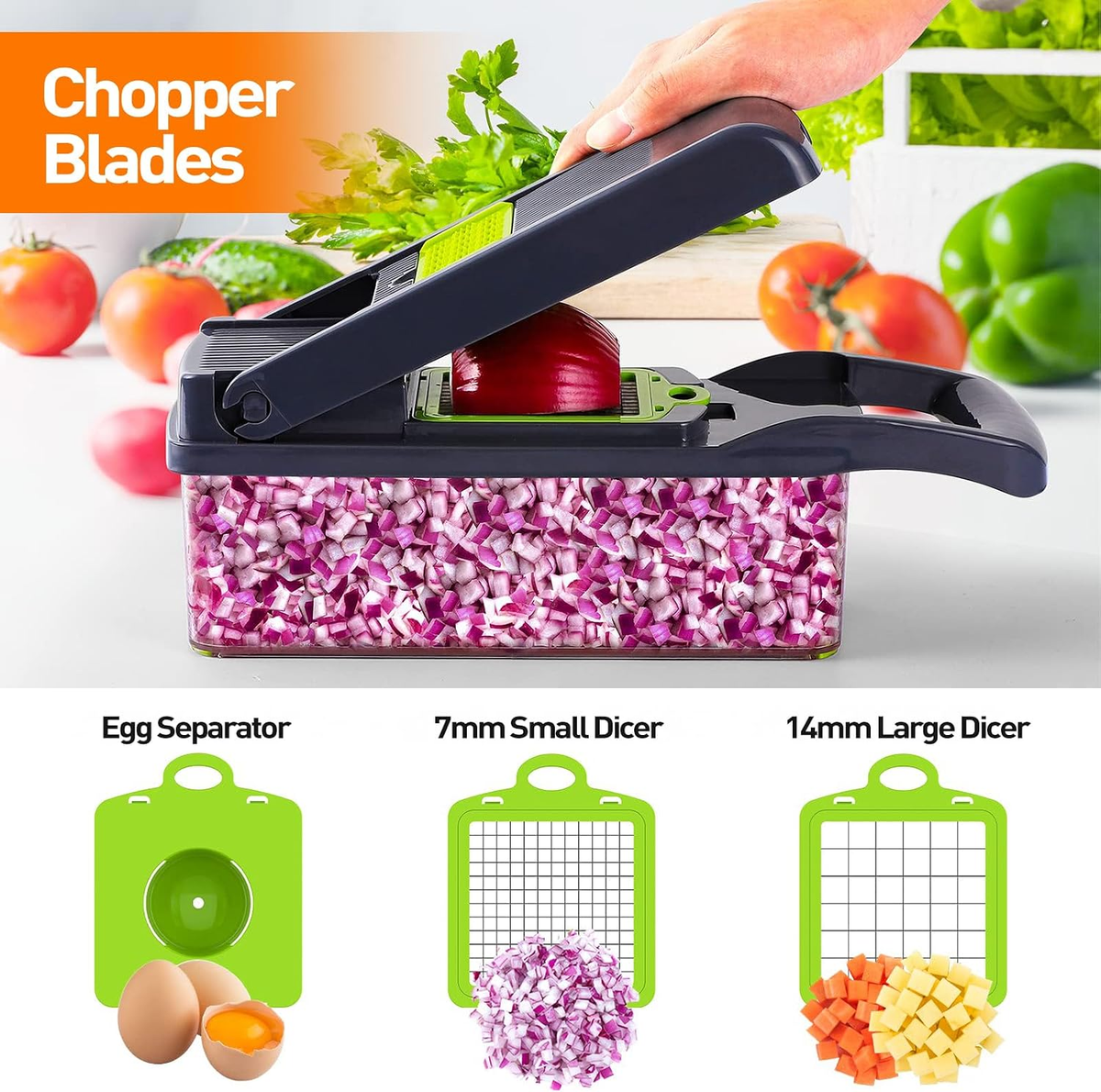 15-in-1 Multifunction Vegetable Chopper
