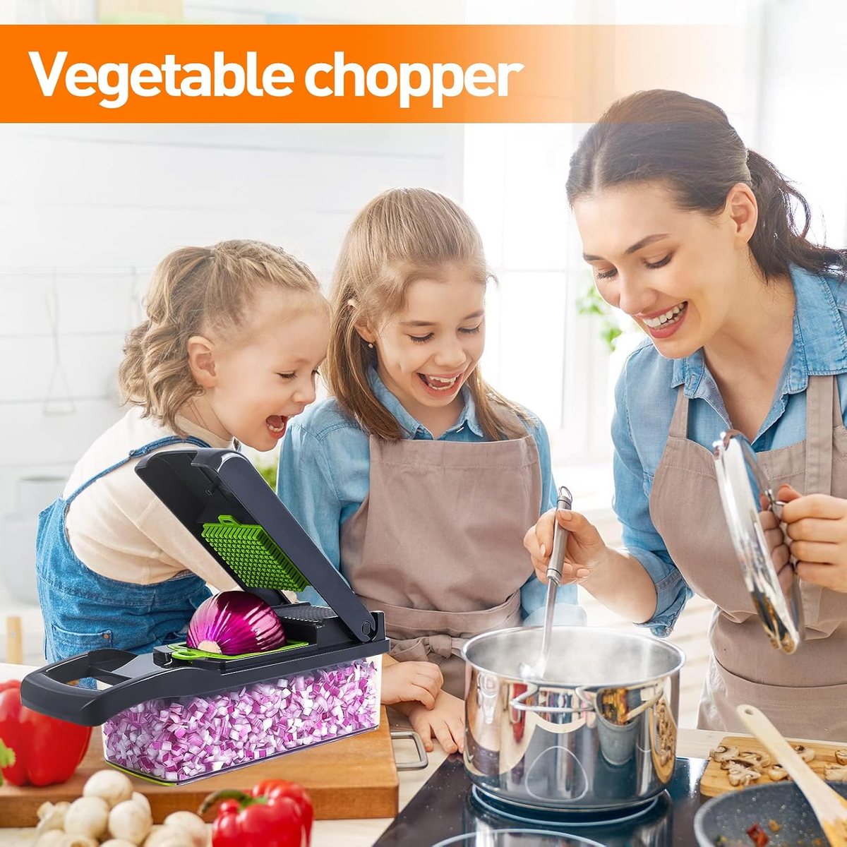 15-in-1 Multifunction Vegetable Chopper