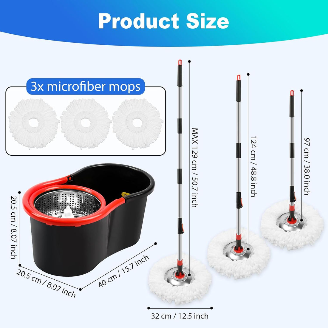 360° Spin Mop & Bucket Set