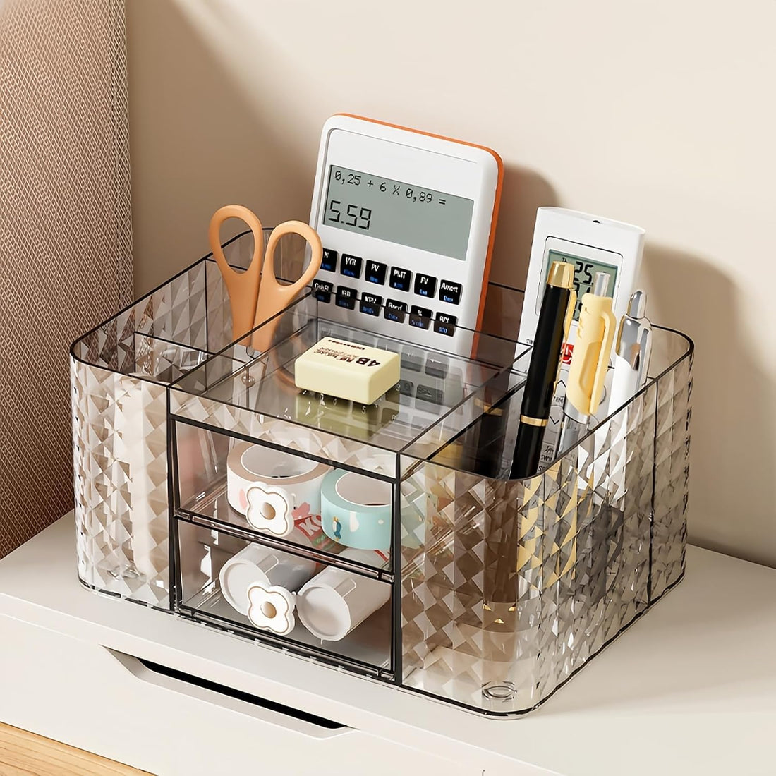 Clear Makeup & Skincare Organizer with Drawers